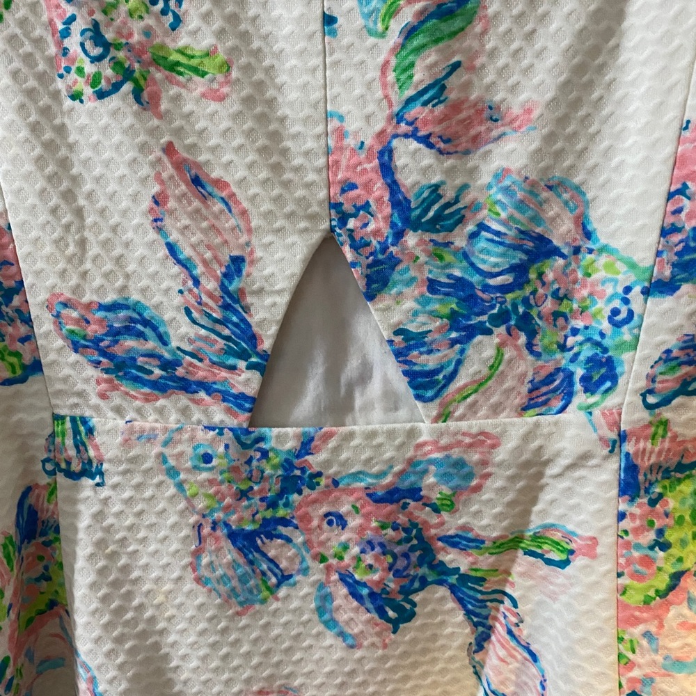 Lilly Pulitzer Cecily shift dress size 10 coastal kiss - Picture 7 of 9